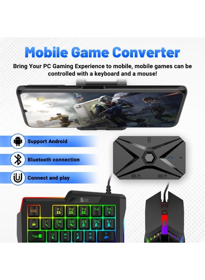 Gamwing مجموعة ألعاب كلاسيكية محول ماوس وكيبورد Gamwing M1 Pro+ حزمة ألعاب موبايل اتصال لاسلكي - Image 2
